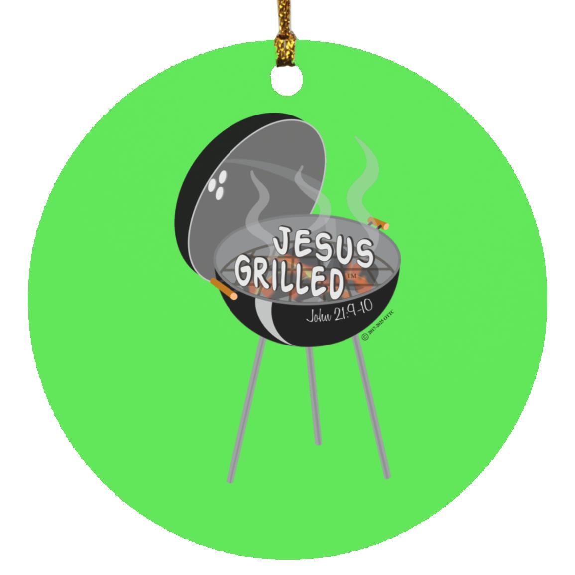 Hot Coals - Circle Ornament - Jesus Surfed Apparel Co.