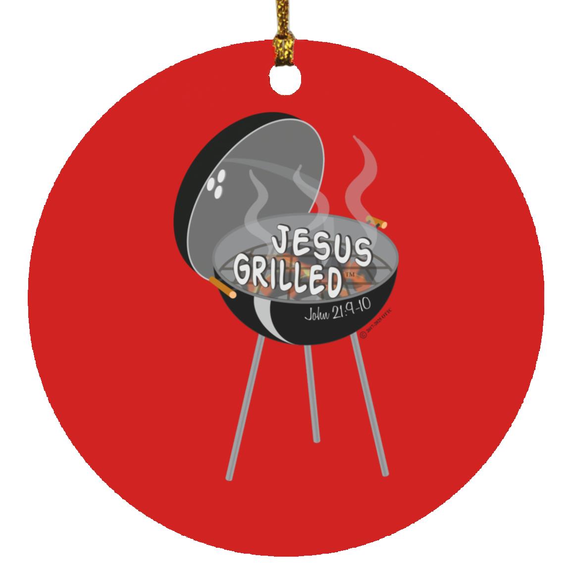Hot Coals - Circle Ornament - Jesus Surfed Apparel Co.