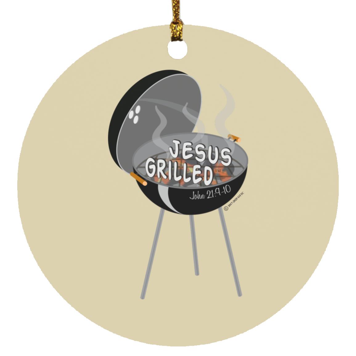 Hot Coals - Circle Ornament - Jesus Surfed Apparel Co.