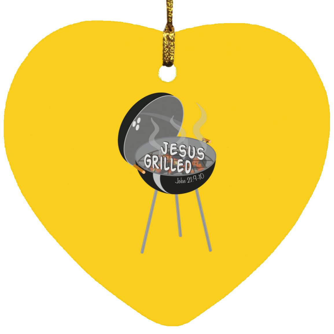 Hot Coals - Heart Ornament - Jesus Surfed Apparel Co.