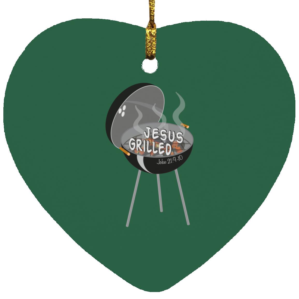 Hot Coals - Heart Ornament - Jesus Surfed Apparel Co.