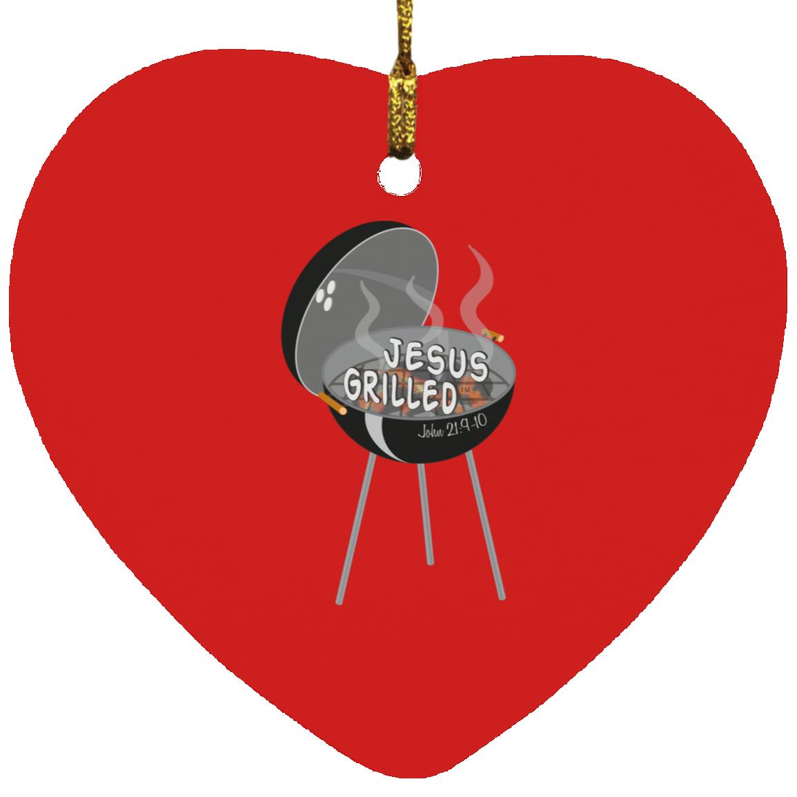 Hot Coals - Heart Ornament - Jesus Surfed Apparel Co.