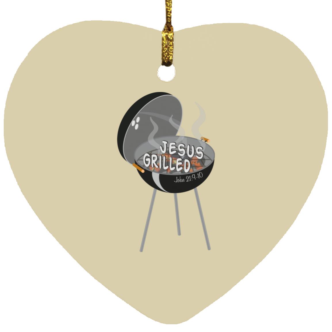 Hot Coals - Heart Ornament - Jesus Surfed Apparel Co.