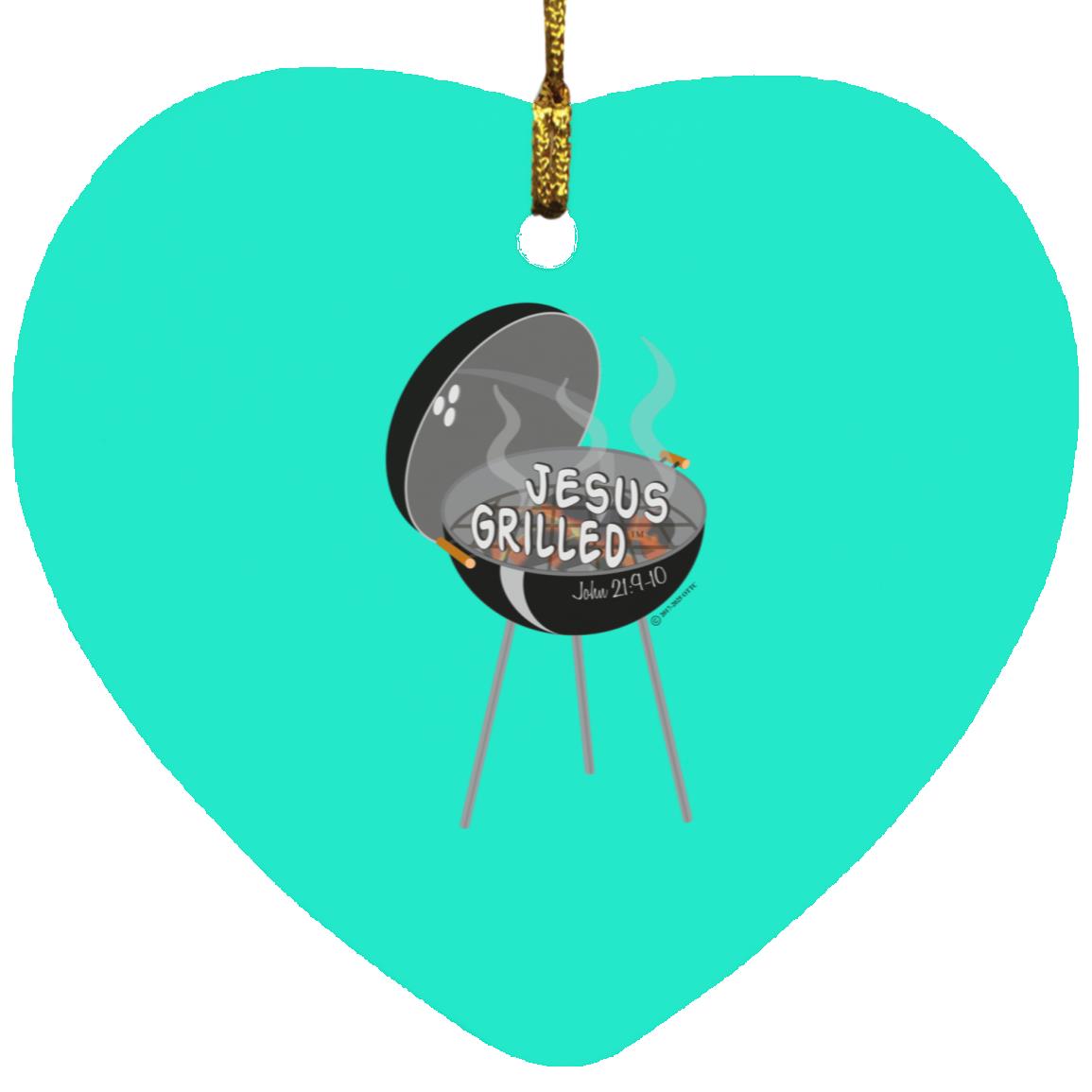 Hot Coals - Heart Ornament - Jesus Surfed Apparel Co.