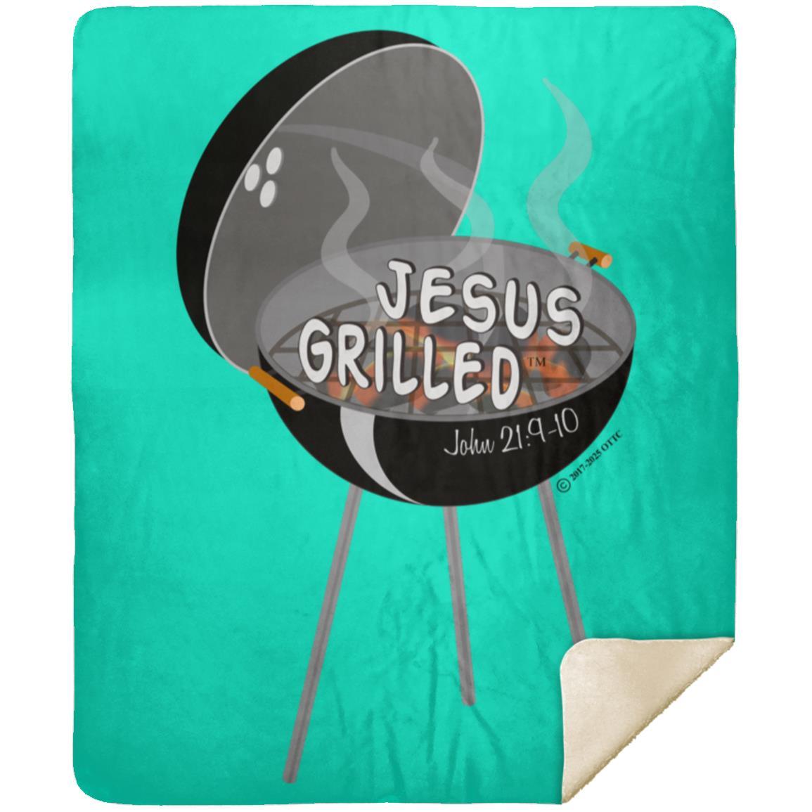 Hot Coals - Premium Mink Sherpa Blanket 50x60 - Jesus Surfed Apparel Co.