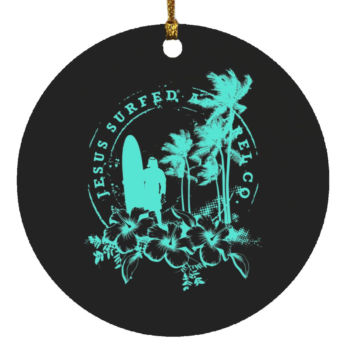 Jesus Surfed Apparel - Circle Ornament - Jesus Surfed Apparel Co.