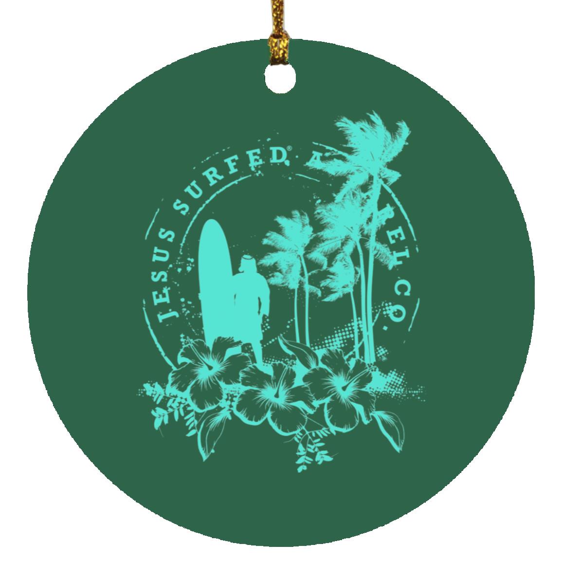 Jesus Surfed Apparel - Circle Ornament - Jesus Surfed Apparel Co.