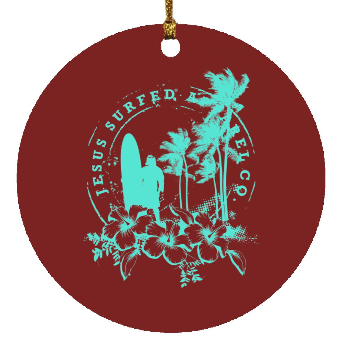 Jesus Surfed Apparel - Circle Ornament - Jesus Surfed Apparel Co.