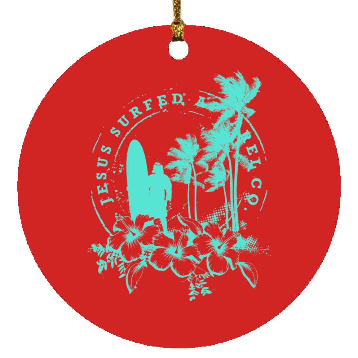 Jesus Surfed Apparel - Circle Ornament - Jesus Surfed Apparel Co.