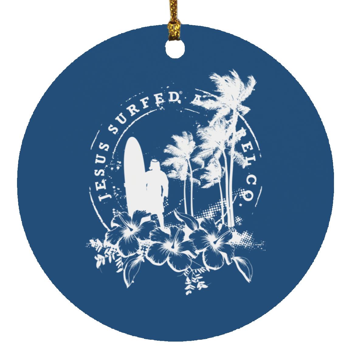 Jesus Surfed Apparel - Circle Ornament - Jesus Surfed Apparel Co.