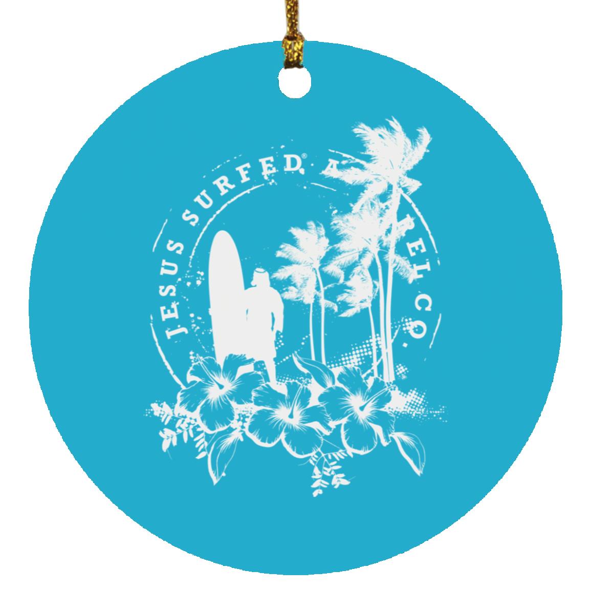 Jesus Surfed Apparel - Circle Ornament - Jesus Surfed Apparel Co.