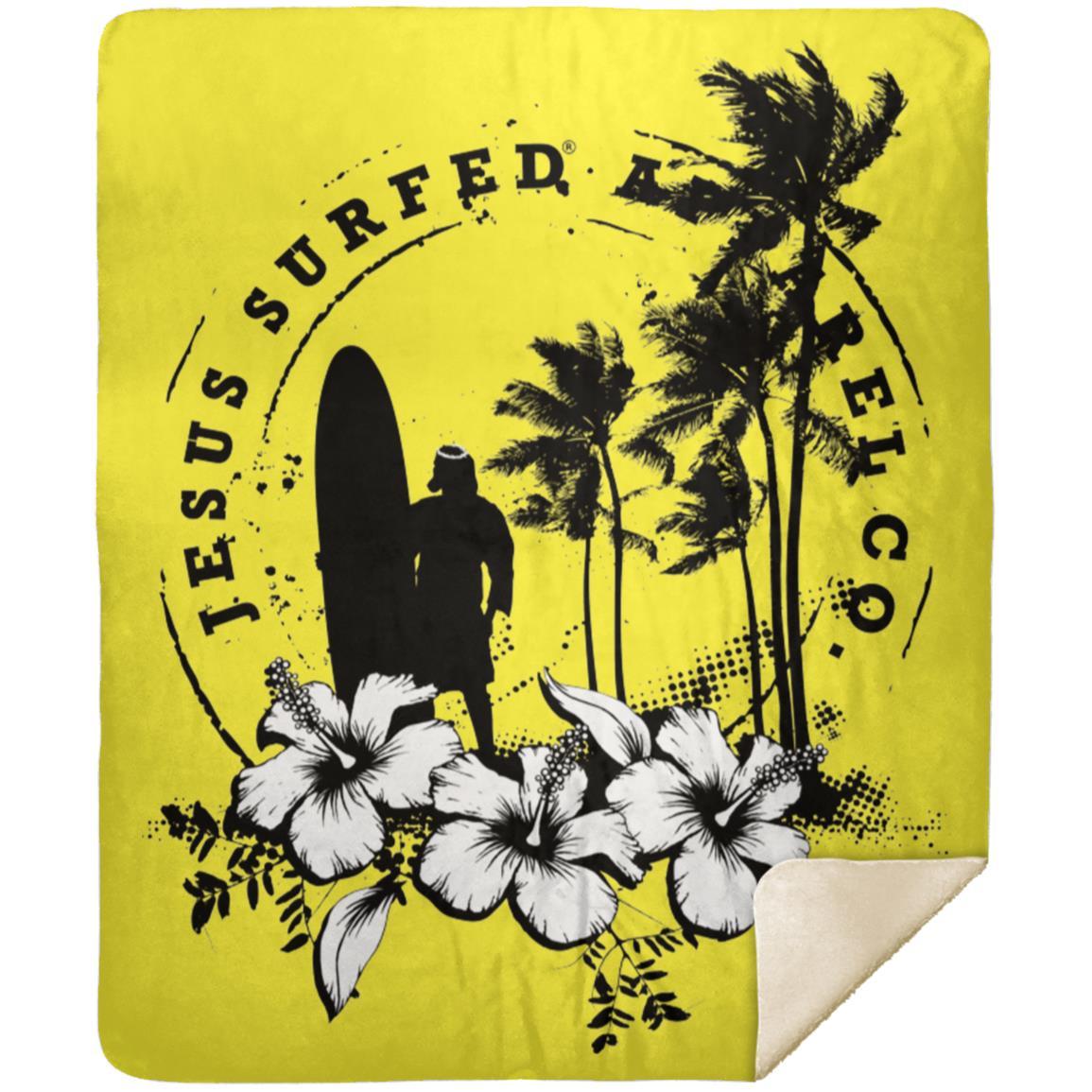 Jesus Surfed Apparel - Premium Mink Sherpa Blanket 50x60 - Jesus Surfed Apparel Co.