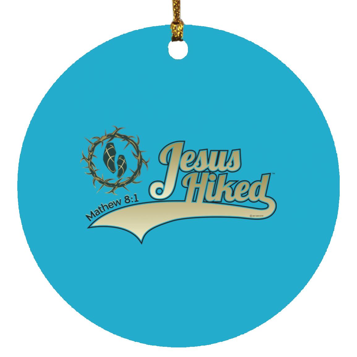 Just Hike - Circle Ornament - Jesus Surfed Apparel Co.