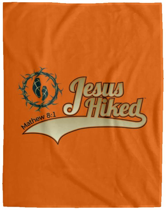 Just Hike - Cozy Plush Fleece Blanket - 60x80 - Jesus Surfed Apparel Co.