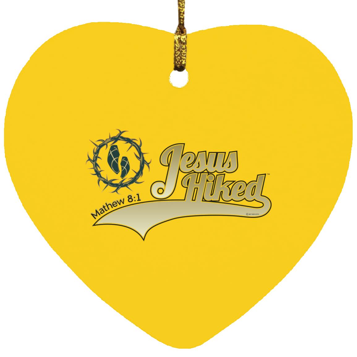 Just Hike - Heart Ornament - Jesus Surfed Apparel Co.