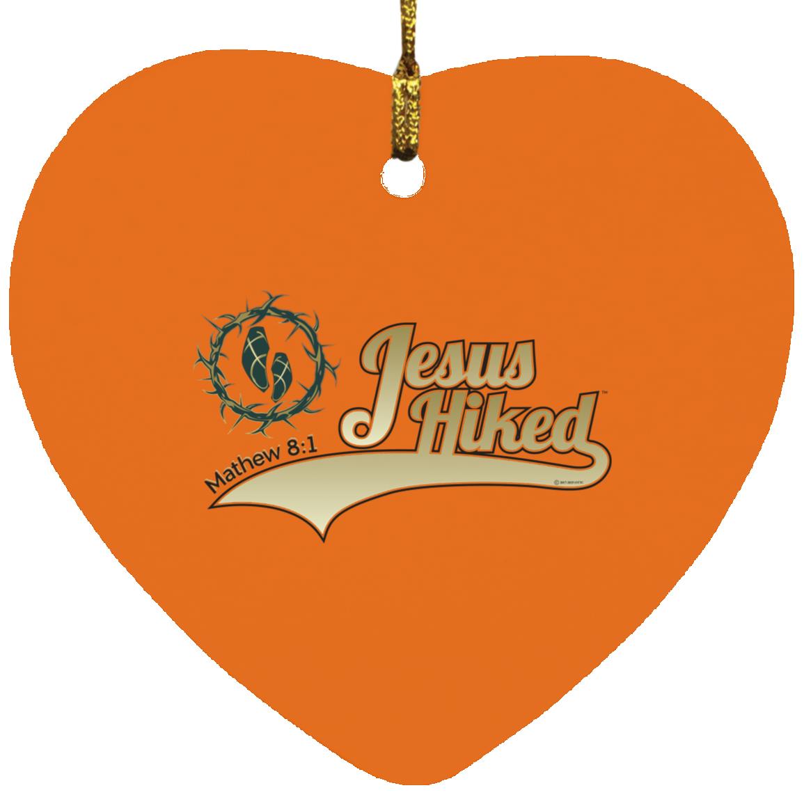 Just Hike - Heart Ornament - Jesus Surfed Apparel Co.