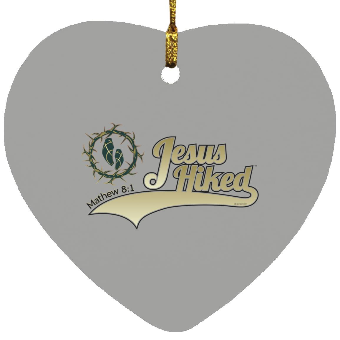 Just Hike - Heart Ornament - Jesus Surfed Apparel Co.