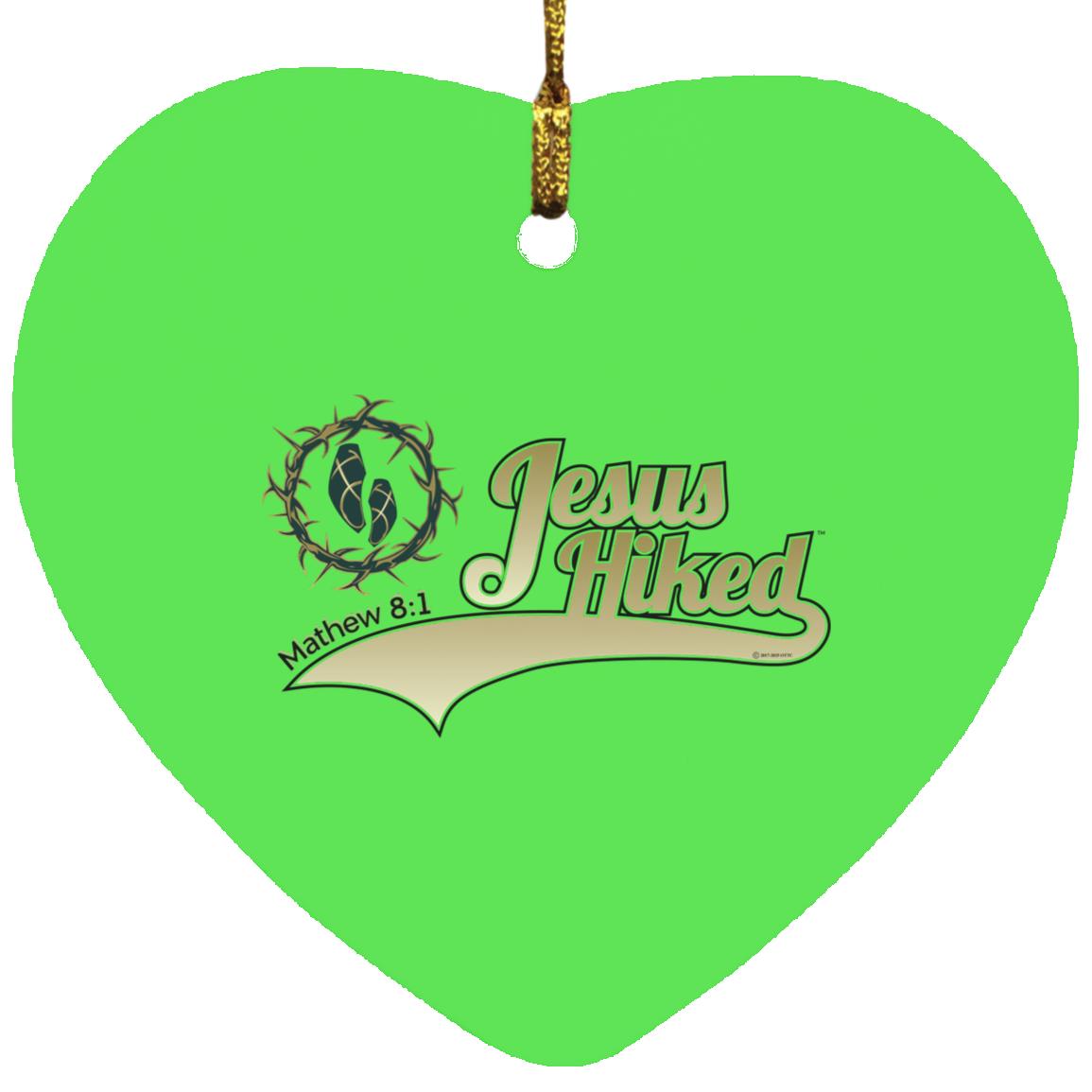 Just Hike - Heart Ornament - Jesus Surfed Apparel Co.