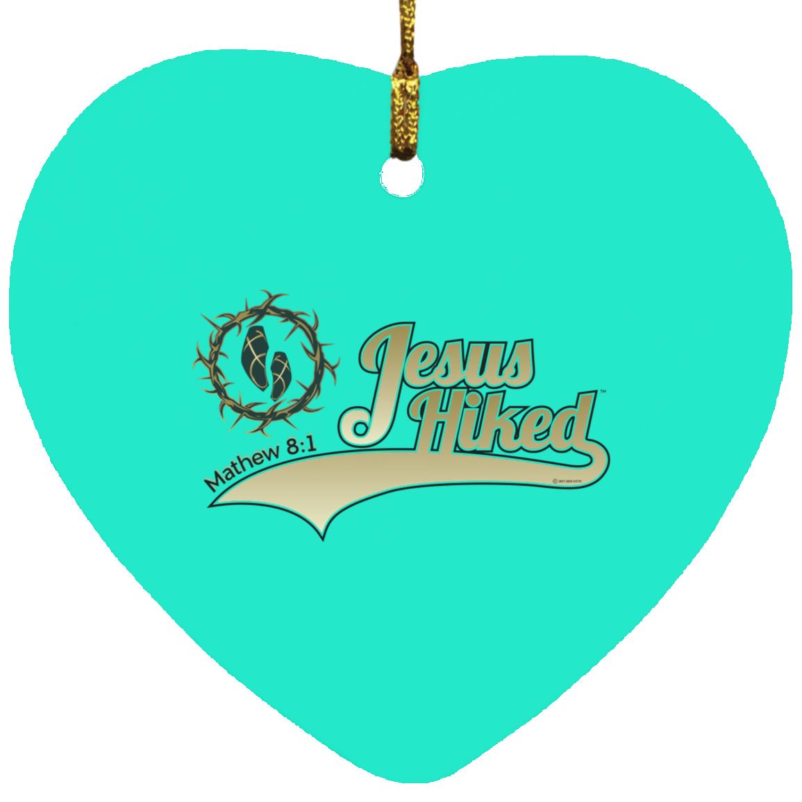 Just Hike - Heart Ornament - Jesus Surfed Apparel Co.