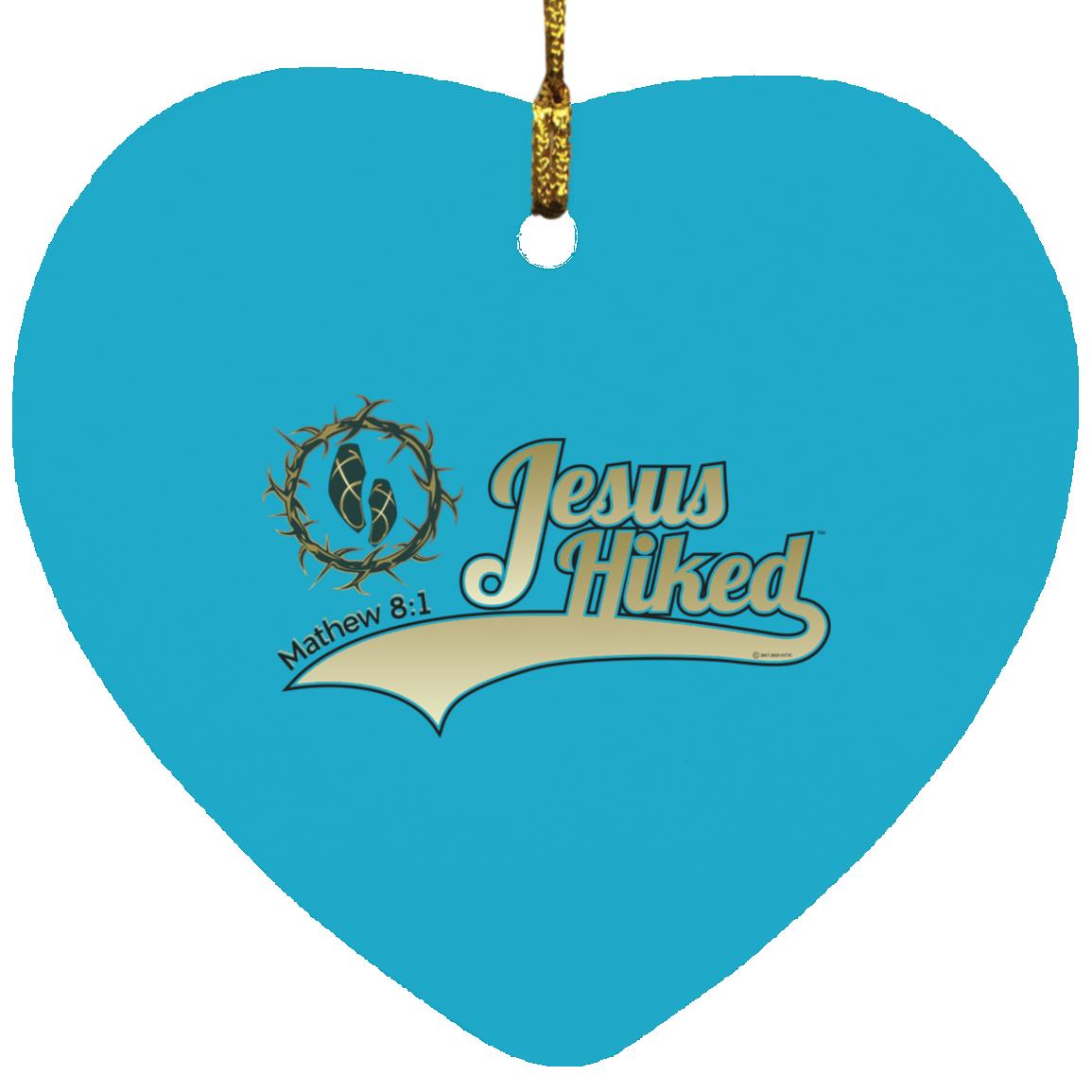 Just Hike - Heart Ornament - Jesus Surfed Apparel Co.
