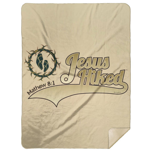 Just Hike - Premium Mink Sherpa Blanket 60x80 - Jesus Surfed Apparel Co.