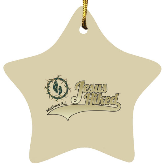 Just Hike - Star Ornament - Jesus Surfed Apparel Co.