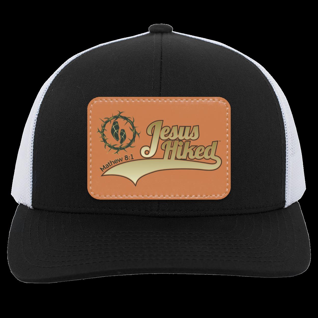 Just Hike - Trucker Snap Back - Rectangle Patch - Jesus Surfed Apparel Co.