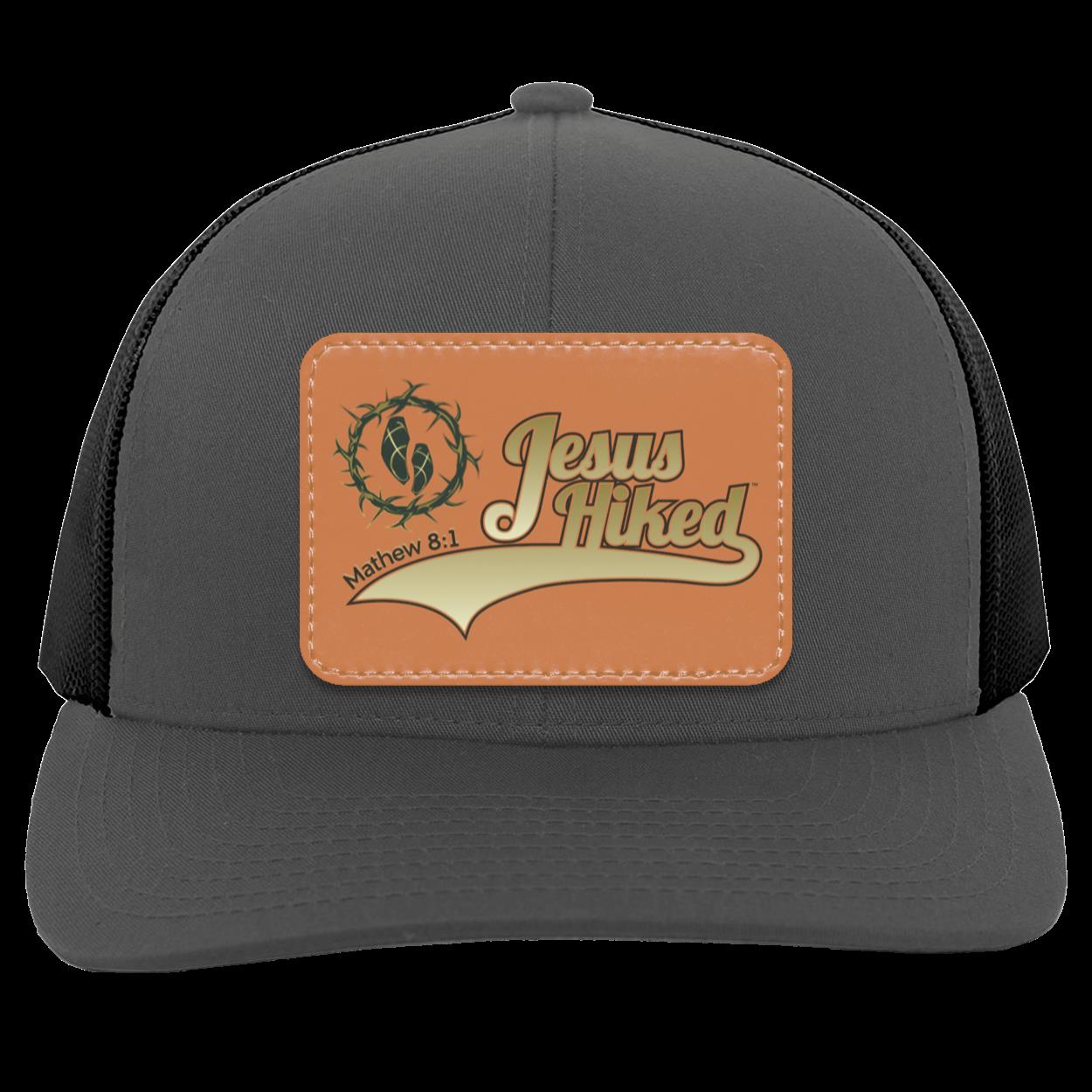 Just Hike - Trucker Snap Back - Rectangle Patch - Jesus Surfed Apparel Co.