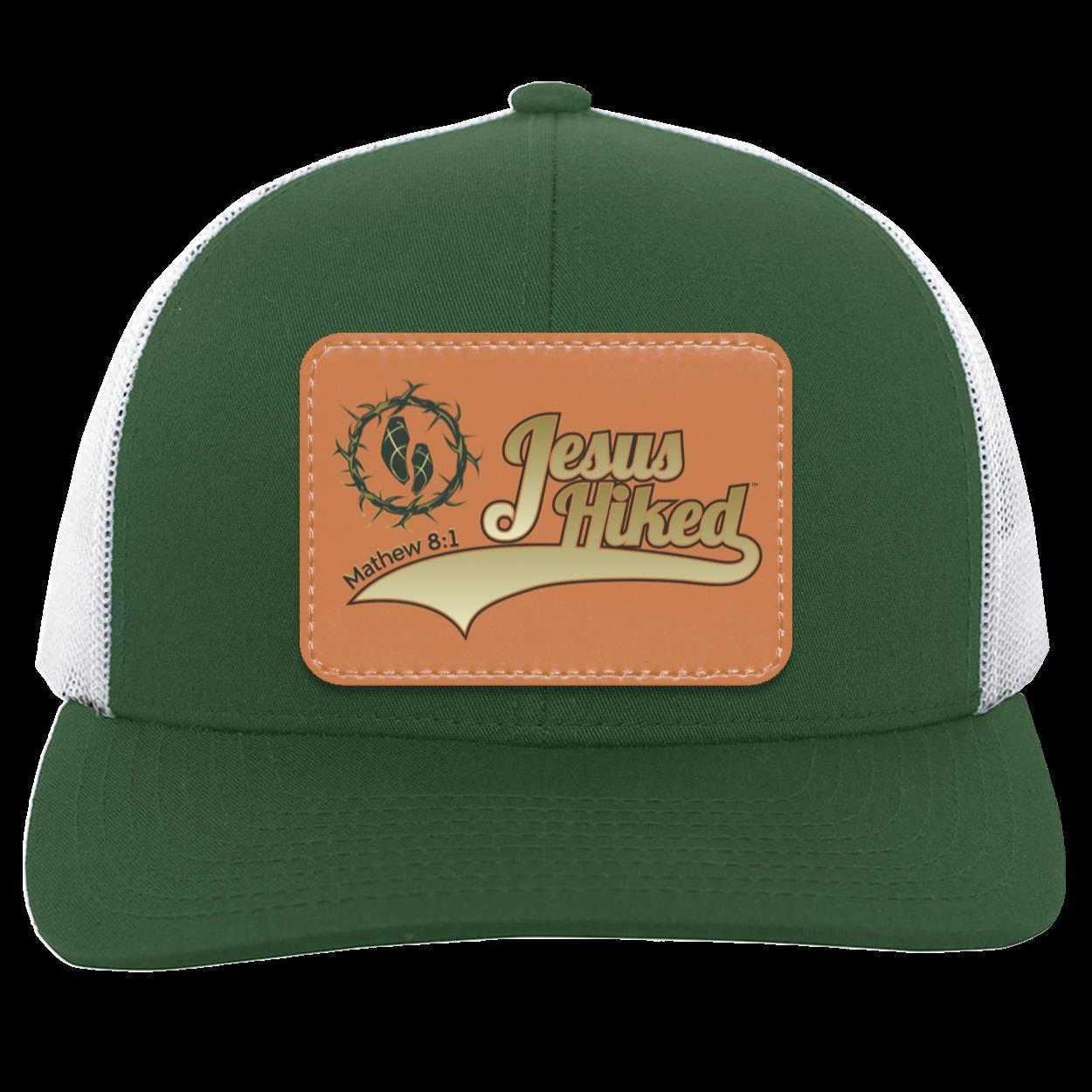 Just Hike - Trucker Snap Back - Rectangle Patch - Jesus Surfed Apparel Co.