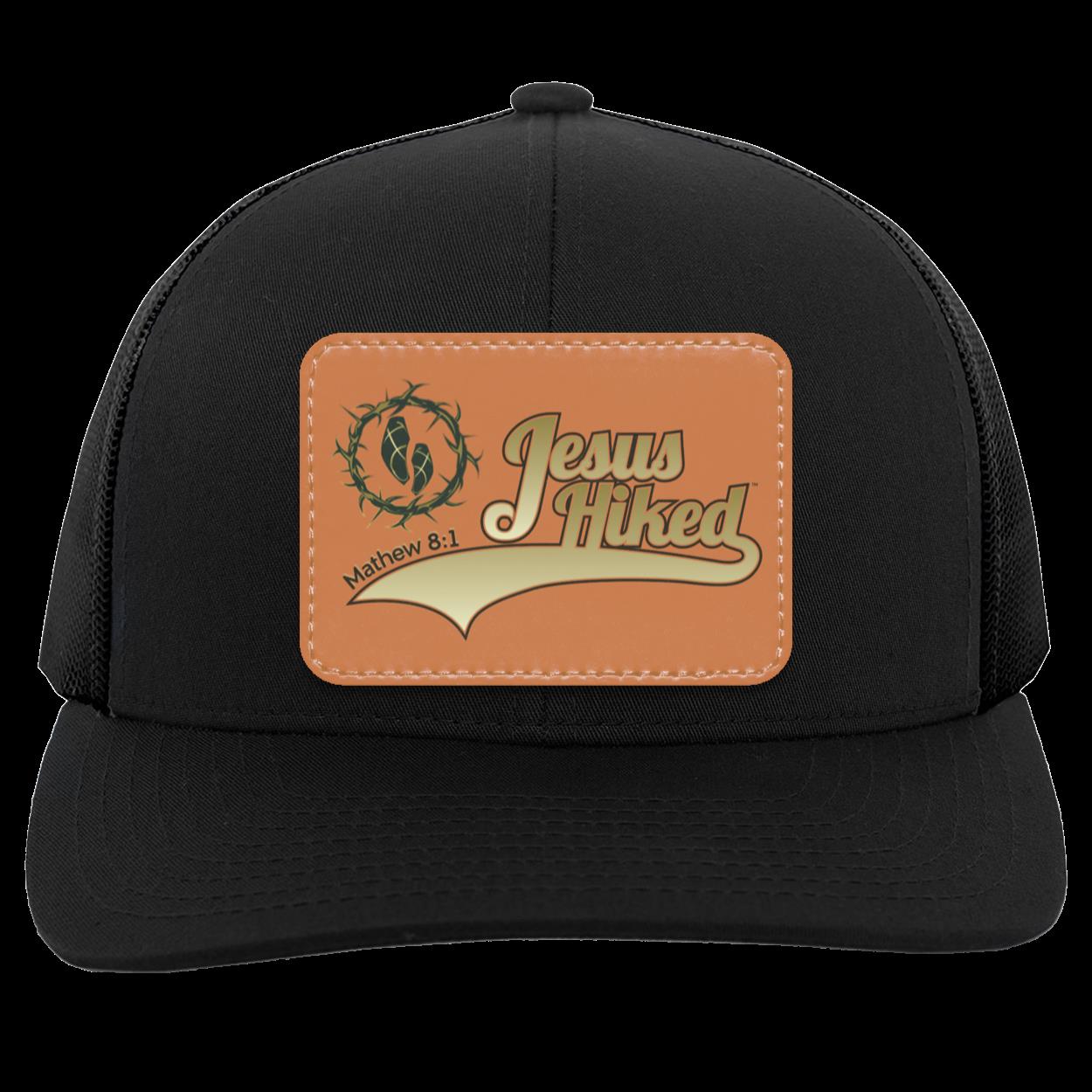Just Hike - Trucker Snap Back - Rectangle Patch - Jesus Surfed Apparel Co.