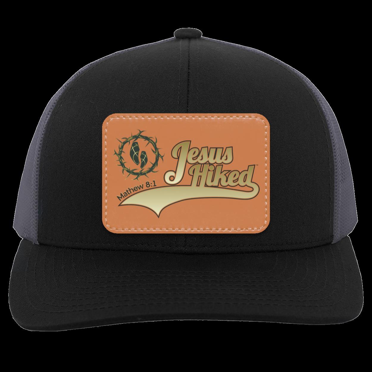 Just Hike - Trucker Snap Back - Rectangle Patch - Jesus Surfed Apparel Co.