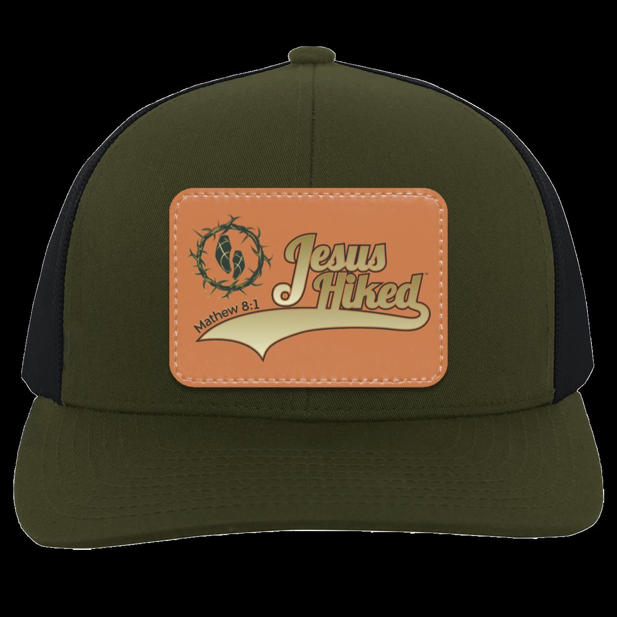 Just Hike - Trucker Snap Back - Rectangle Patch - Jesus Surfed Apparel Co.