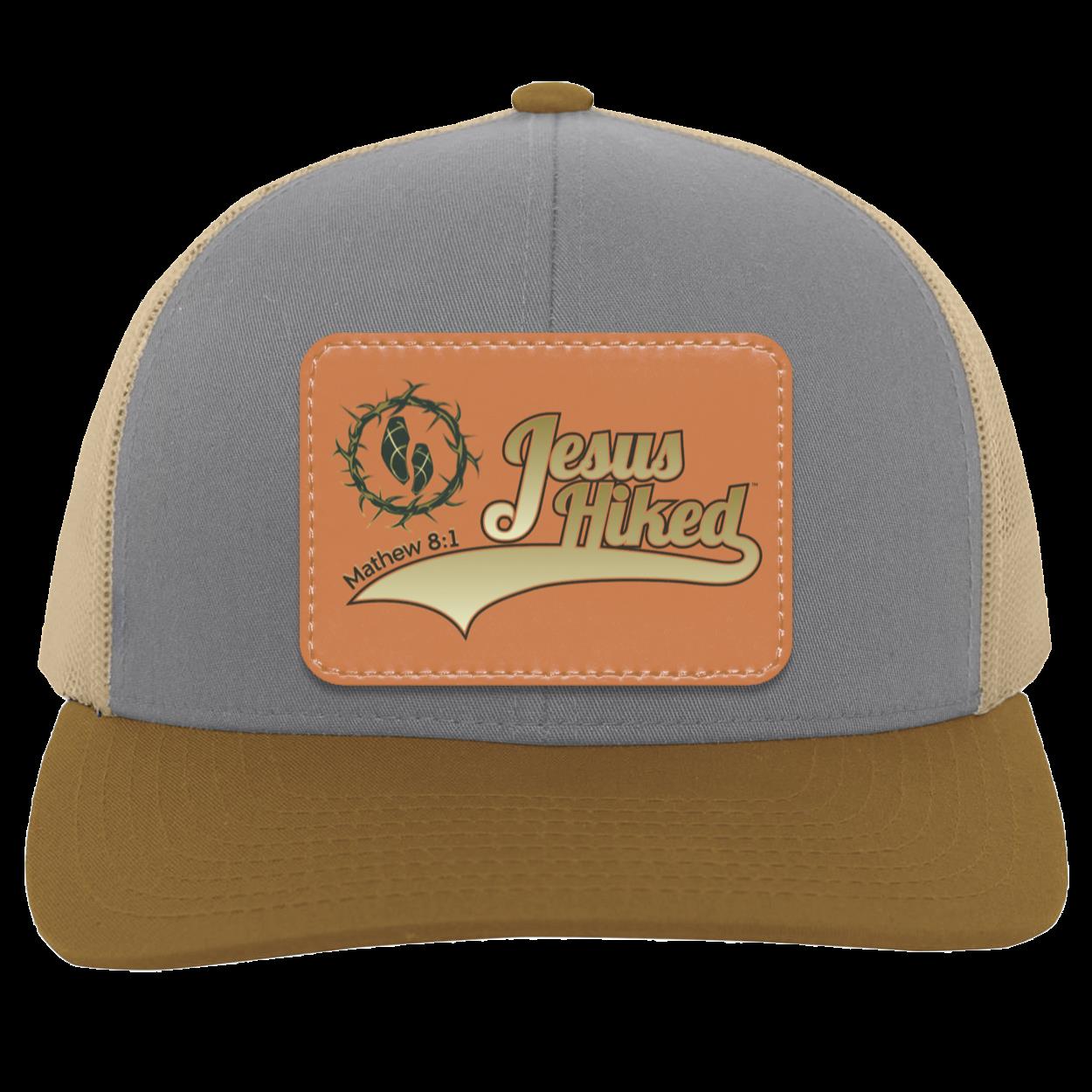 Just Hike - Trucker Snap Back - Rectangle Patch - Jesus Surfed Apparel Co.