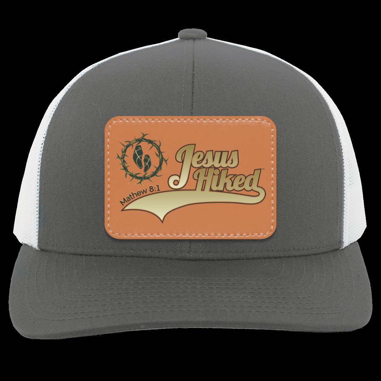 Just Hike - Trucker Snap Back - Rectangle Patch - Jesus Surfed Apparel Co.
