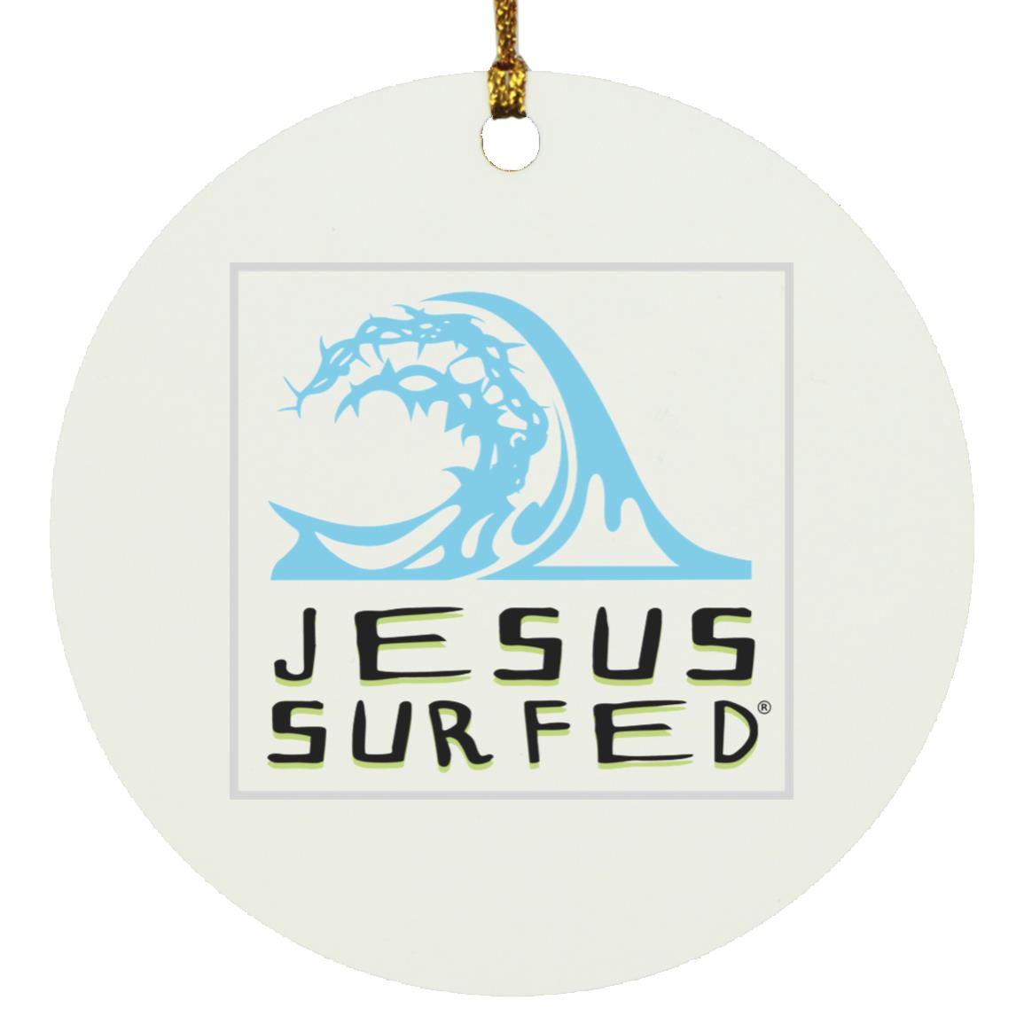 Living Water - Circle Ornament - Jesus Surfed Apparel Co.