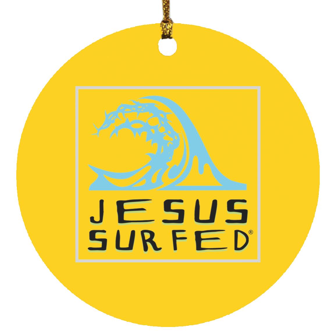 Living Water - Circle Ornament - Jesus Surfed Apparel Co.