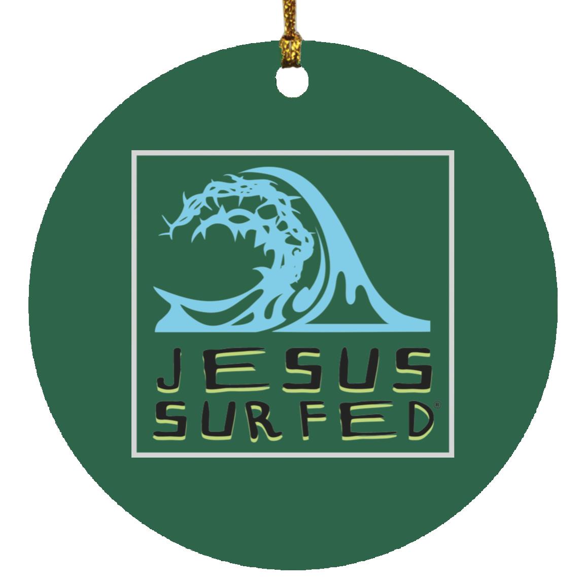 Living Water - Circle Ornament - Jesus Surfed Apparel Co.