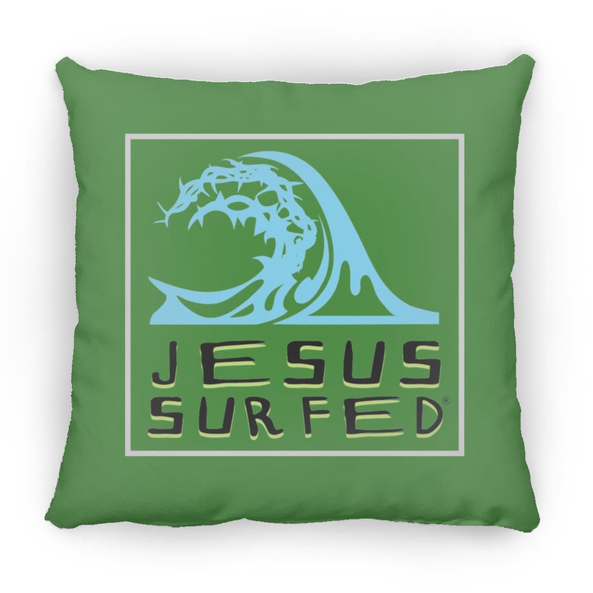 Living Water - Large Square Pillow - Jesus Surfed Apparel Co.