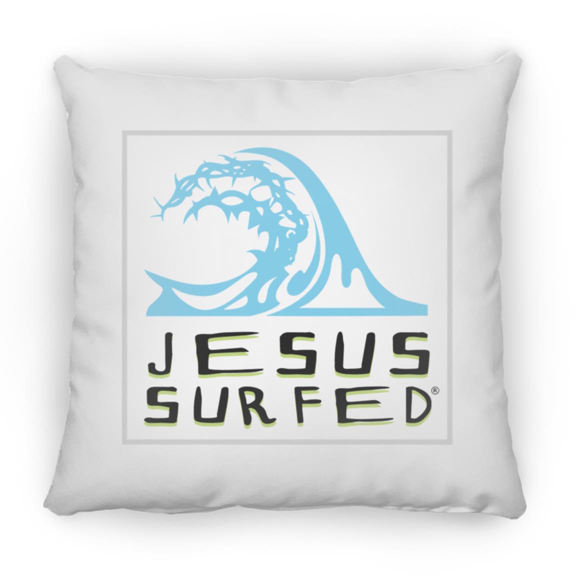 Living Water - Large Square Pillow - Jesus Surfed Apparel Co.