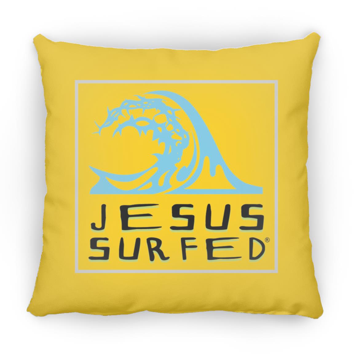 Living Water - Large Square Pillow - Jesus Surfed Apparel Co.