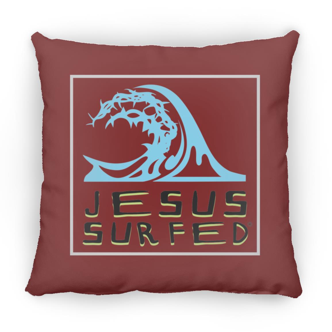 Living Water - Large Square Pillow - Jesus Surfed Apparel Co.