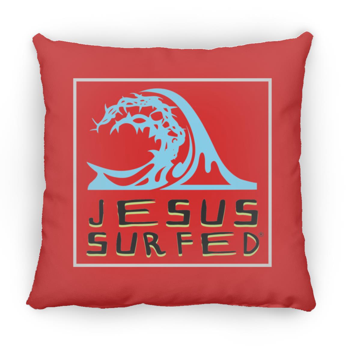 Living Water - Large Square Pillow - Jesus Surfed Apparel Co.