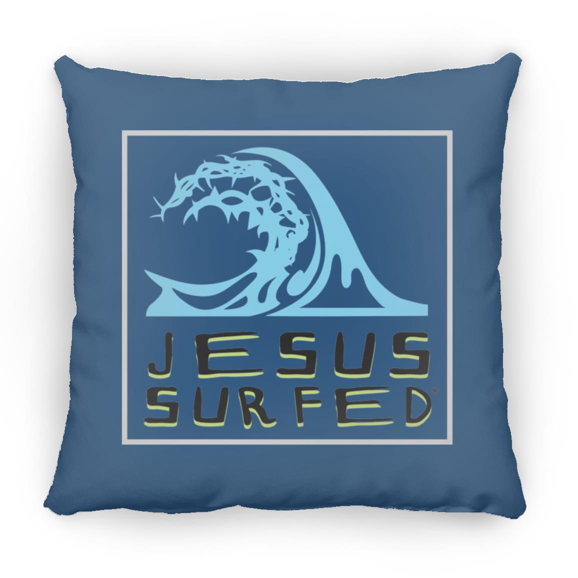 Living Water - Large Square Pillow - Jesus Surfed Apparel Co.