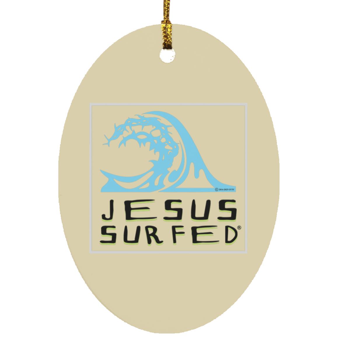 Living Water- Oval Ornament - Jesus Surfed Apparel Co.