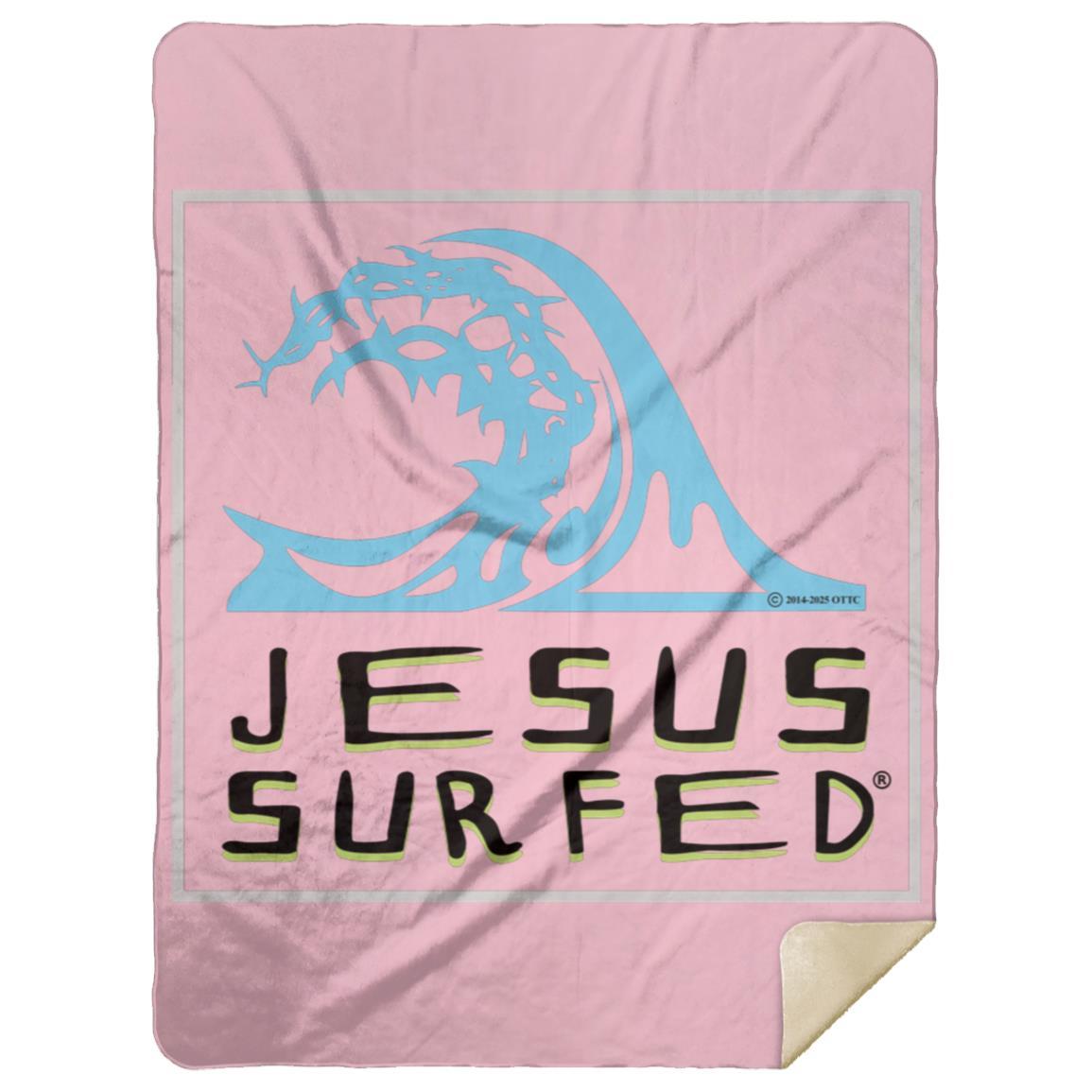 Living Water - Premium Mink Sherpa Blanket 60x80 - Jesus Surfed Apparel Co.