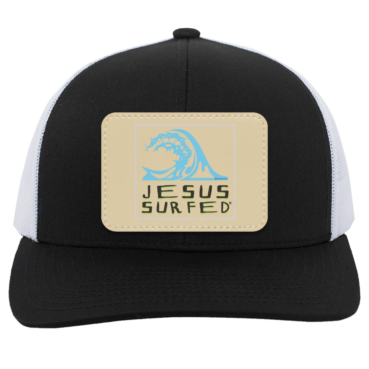 Living Water - Trucker Snap Back - Rectangle Patch - Jesus Surfed Apparel Co.
