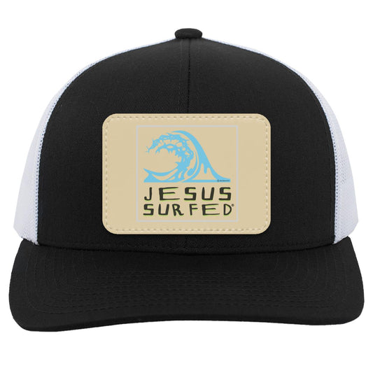 Living Water - Trucker Snap Back - Rectangle Patch - Jesus Surfed Apparel Co.