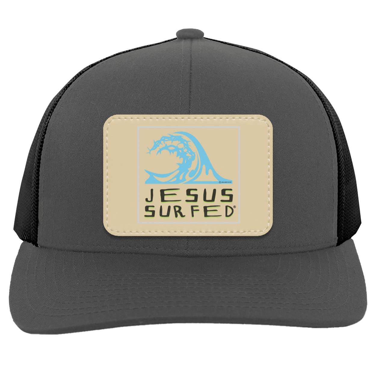 Living Water - Trucker Snap Back - Rectangle Patch - Jesus Surfed Apparel Co.