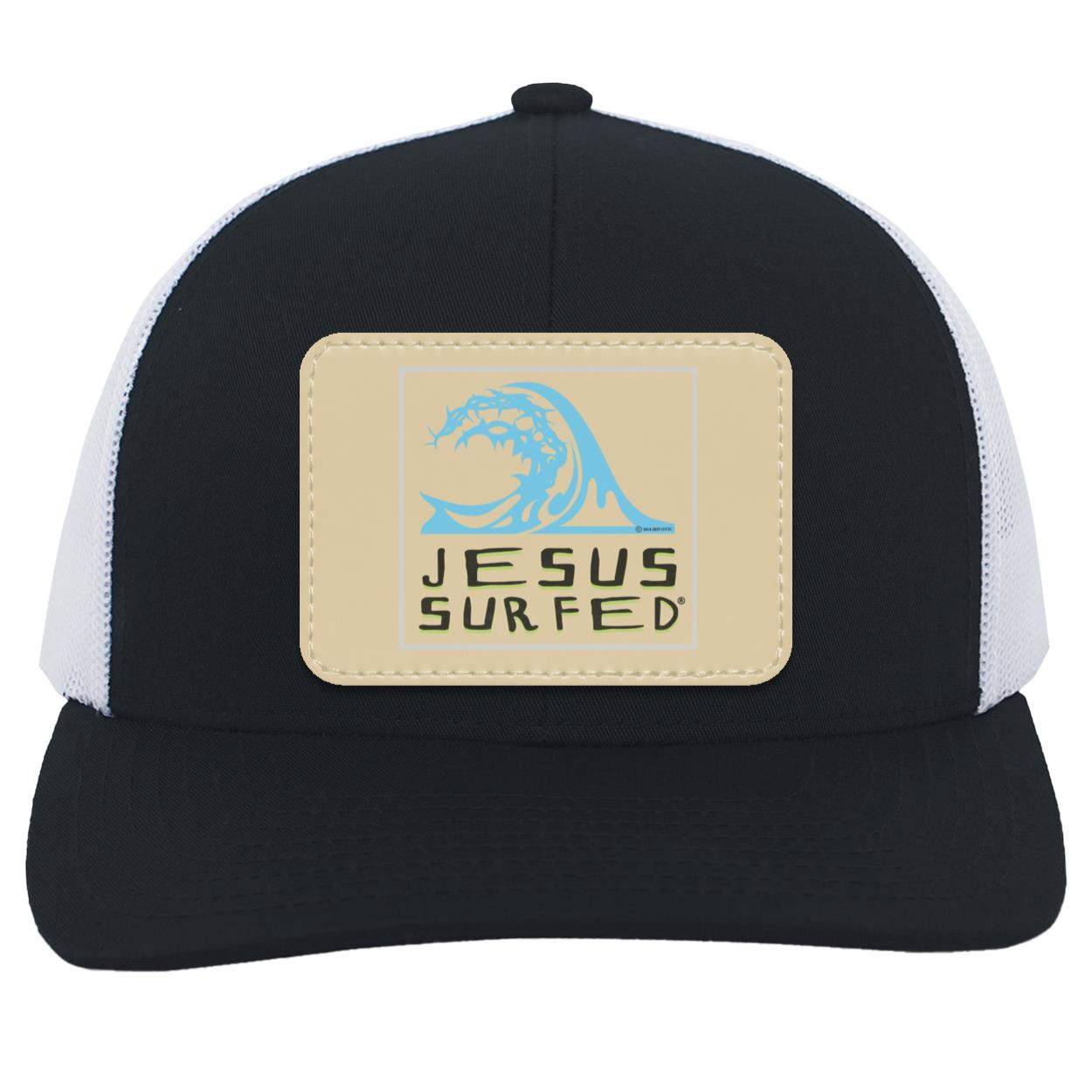 Living Water - Trucker Snap Back - Rectangle Patch - Jesus Surfed Apparel Co.
