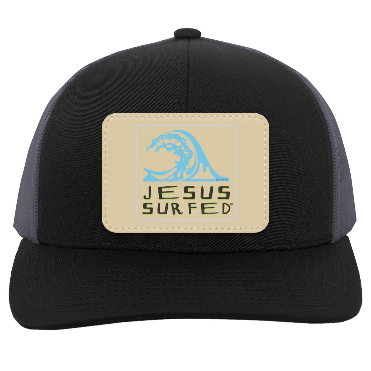 Living Water - Trucker Snap Back - Rectangle Patch - Jesus Surfed Apparel Co.